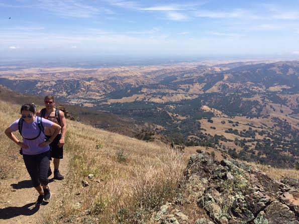 Clear views of the valley on the final ascent up the Summit Trail.